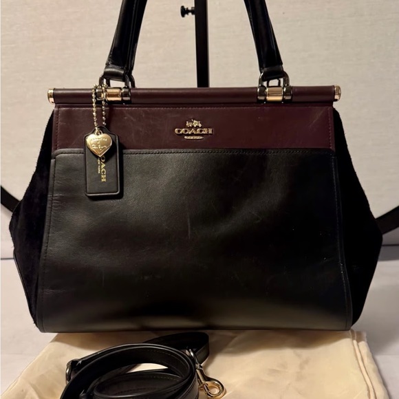 Coach Handbags - Coach Black and Brown Women's Satchel